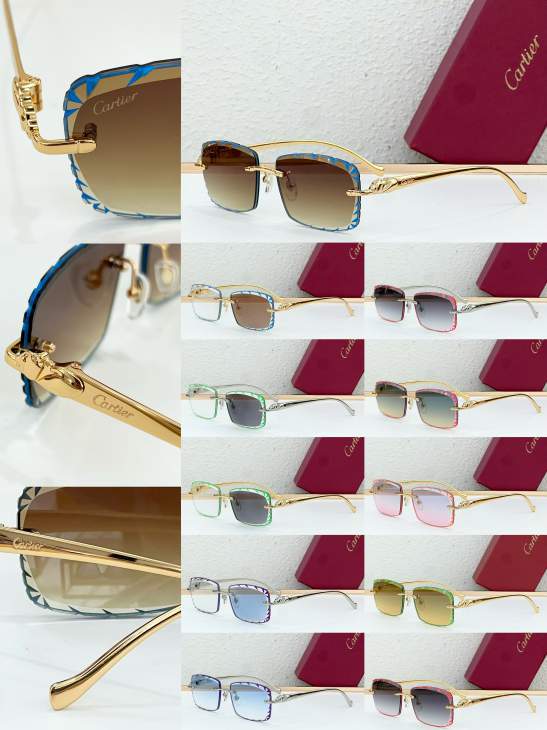 Picture of Cartier Sunglasses _SKUfw77796450fw